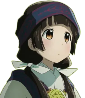 🐻 5fa76d80 อนิเมะ, ผู้หญิง, แบบดั้งเดิม, น่ารัก, ตัวละคร, ญี่ปุ่น telegram sticker