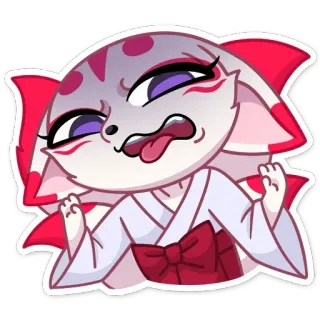 😡 1dace317 kartun, hewan, rubah, jijik, lucu, stiker, ilustrasi, karakter telegram sticker