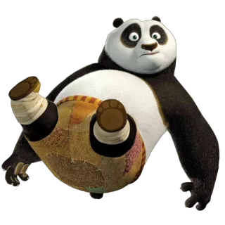 😐 53e0f0aa Po Kung Fu Panda แพนด้า, กังฟู, การ์ตูน, ดรีมเวิร์คส, แอนิเมชั่น, ตัวละคร, ศิลปะการต่อสู้ telegram sticker