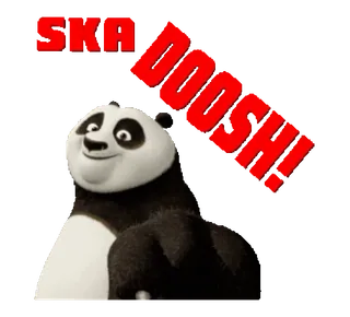 Kung Fu Panda @MochaStickers telegram stickers