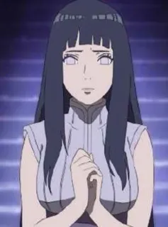 🌟 fcc20784 Hinata Naruto Anime, Kreskówka, Fanart, Japoński, Kobieta, Postać telegram sticker