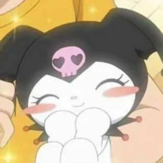 🖤 9255beec Kuromi Kuromi, Sanrio, dibujos animados, personaje telegram sticker