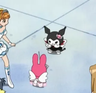 🖤 b096eb67 Kuromi kuromi, anime, kawaii, dibujos animados telegram sticker