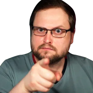 👉 52488df9 persoon, wijzen, man, bril, serieus, staren telegram sticker