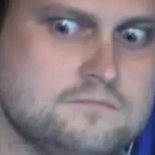 😨 3687162e 脸, 男人, 表情, 肖像 telegram sticker