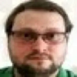 😼 1c2c7dc4 potret, pria, orang, wajah, kacamata telegram sticker