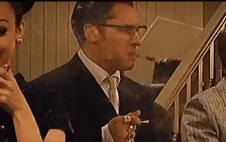 🚬 57d9806b fumare, sigaretta, uomo, occhiali whatsapp sticker