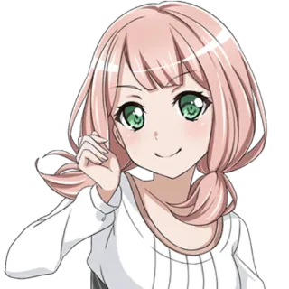 🦩 0f8a720e anime, personage, meisje, schattig, portret telegram sticker