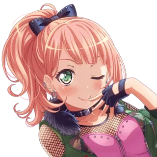 🦩 0fa85504 Anime, Meisje, Personage, Schattig, Digitale kunst telegram sticker