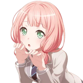 🦩 10a67cd3 Anime, Meisje, Schooluniform, Schattig, Kawaii telegram sticker