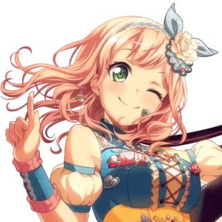 🦩 5a2e1fdc Anime, Meisje, Knipoog, Schattig, Personage telegram sticker