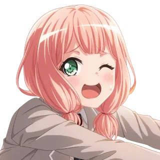 🦩 76b39da1 anime, meisje, schattig, manga, cartoon telegram sticker