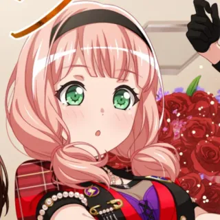 🦩 83800842 Anime meisje, Personage, Schattig, Illustratie, Digitale kunst telegram sticker