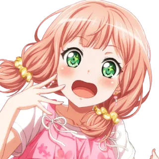 🦩 a85ec6c4 Anime, Meisje, Cartoon, Schattig, Roze haar, Personage telegram sticker