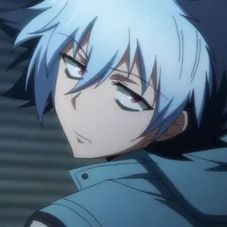 🧊 16f8ac95 Аниме, Мужской, Белые волосы, Персонаж telegram sticker