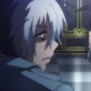 🧊 8bc1a839 Аниме, Белые волосы, Персонаж telegram sticker