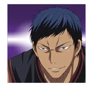 😏 0fca3544 Aomine Daiki Kuroko's Basketball anime, basketball, aomine, daiki, manga telegram sticker