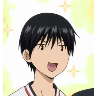 🎭 7a0ac12b anime, feliz, retrato, brilhante telegram sticker