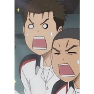 🎭 83d26a3f Anime, Bravo, Chocado, Surpresa, Gritando telegram sticker