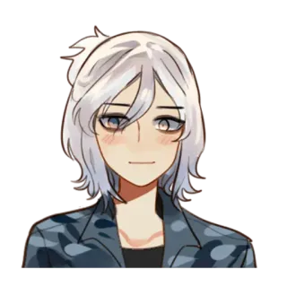 🤨 8744e704 Anime, Manga, Postać, Sztuka, Ilustracja telegram sticker