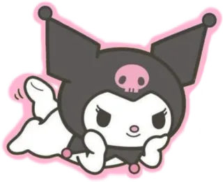 💆‍♀ 8be596bd Kuromi cartoon, anime, kawaii, cute, character, kuromi, sanrio telegram sticker