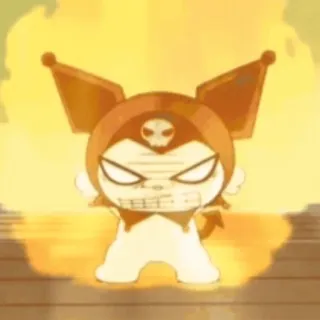 🕸 7f017e2b Kuromi Anime, Desenho animado, Sanrio, Kuromi, Bravo telegram sticker