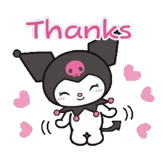 Kuromi 🖤 telegram stickers