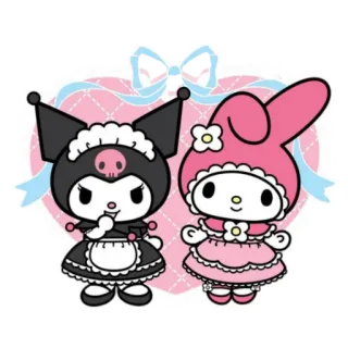 ♡︎;; 𝗸𝘂𝗿𝗼𝗺𝗶 telegram stickers