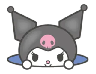 😈 daf80080 Kuromi クロミ, サンリオ, アニメ, かわいい, キュート telegram sticker