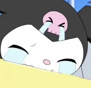 😭 042f0b5c Kuromi Kuromi, Sanrio, anime, crying, sad, cartoon telegram sticker