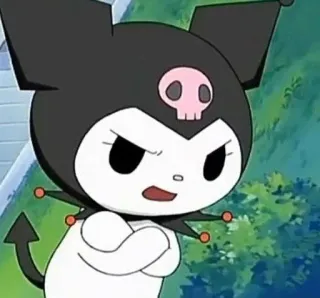 😒 064a9a98 Kuromi kuromi, sanrio, anime, cartoon, character telegram sticker