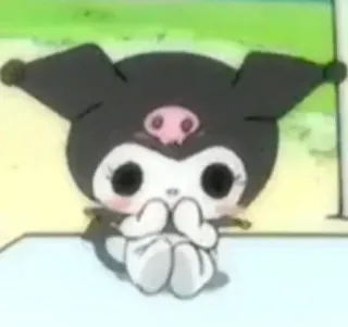 🥰 19499533 Kuromi Kuromi, Sanrio, cartoon, anime, cute, kawaii, character telegram sticker