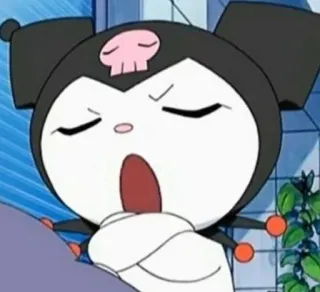 😠 1b063def Kuromi Kuromi, Sanrio, anime, cartoon, character, cute telegram sticker