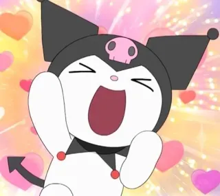 🖤 24371558 Kuromi kuromi, sanrio, kawaii, anime character, cartoon, cute, skull telegram sticker