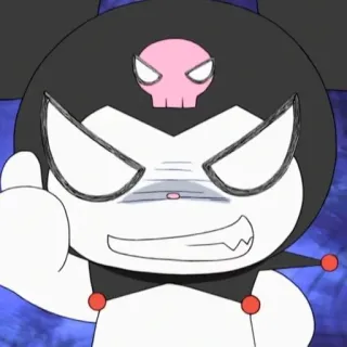 😈 359e8c21 Kuromi Kuromi, Sanrio, anime, character, sticker, cartoon telegram sticker