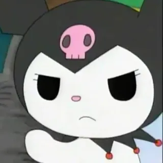 😡 378db1e6 Kuromi Kuromi, Sanrio, character, anime, cartoon, villain telegram sticker