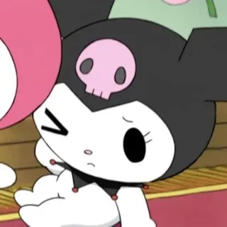 🙁 4cd9a933 Kuromi Kuromi, Sanrio, anime, cartoon, character, kawaii, cute telegram sticker
