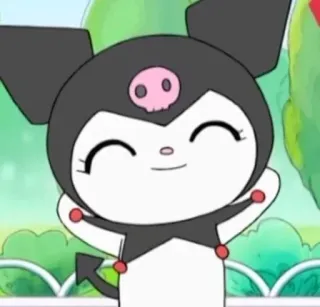 😇 5157318a Kuromi Kuromi, Sanrio, anime, cartoon, character telegram sticker