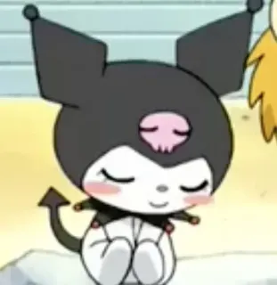 💘 5278d1d0 Kuromi Kuromi, Sanrio, anime, cartoon, character, kawaii, cute telegram sticker