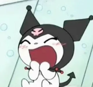 🥰 61c8382b Kuromi Kuromi, Sanrio, anime, cartoon, cute telegram sticker