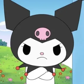 😠 6edd5e08 Kuromi Kuromi, Sanrio, anime, cartoon, character telegram sticker