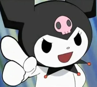 👆 7792a44c Kuromi Kuromi, Sanrio, anime, character, cute, sticker telegram sticker