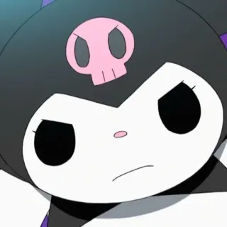 🤨 82365590 Kuromi Kuromi, Sanrio, anime, cartoon, cute, character telegram sticker