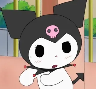 😳 a6aba05f Kuromi Kuromi, Sanrio, anime, cartoon, character, cute telegram sticker