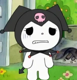 😵 d3d0ca9f Kuromi Kuromi, Sanrio, cartoon, anime, character, cute telegram sticker