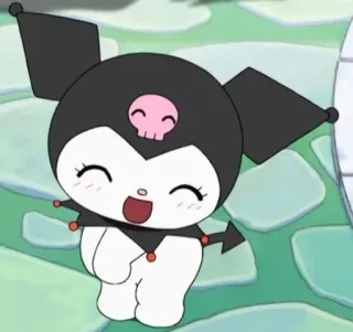 😊 d56e38b7 Kuromi Kuromi, Sanrio, anime, cute, cartoon, character telegram sticker