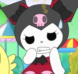 💧 e4785c51 Kuromi Kuromi, Sanrio, anime, cartoon, kawaii, character telegram sticker