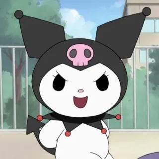 😈 f926731b Kuromi Kuromi, anime, cartoon, character, kawaii, sanrio telegram sticker