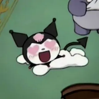 🧦 02e91ed7 Kuromi Kuromi, Sanrio, kawaii, dessin animé, personnage, mignon telegram sticker