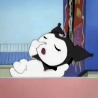 🧦 d914f78a Kuromi Kuromi, Sanrio, dessin animé, personnage, animé, mignon telegram sticker